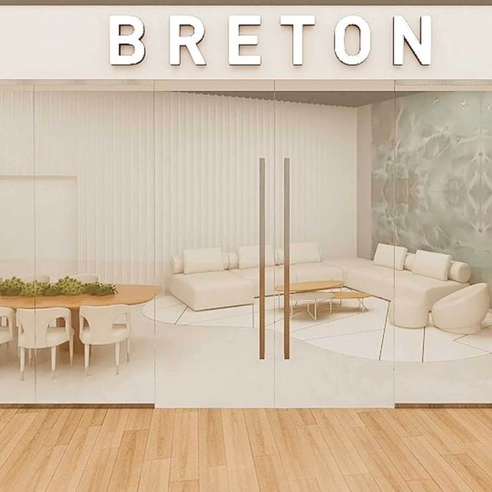 Loja Breton com móveis clássicos modernos